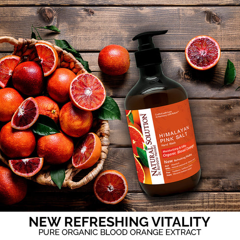 Liquid Hand Wash, Blood Orange - 13.5 fl oz | NATURAL SOLUTION